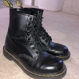 Matte Black Doc Marten Boots